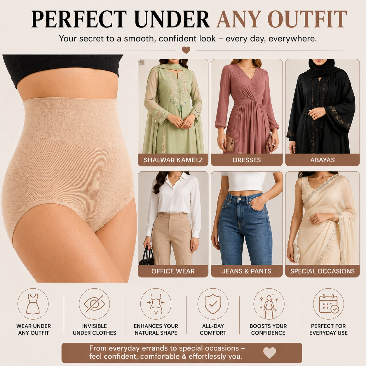 CurvyFit™ Tummy Control Shaper High Waist Underwear