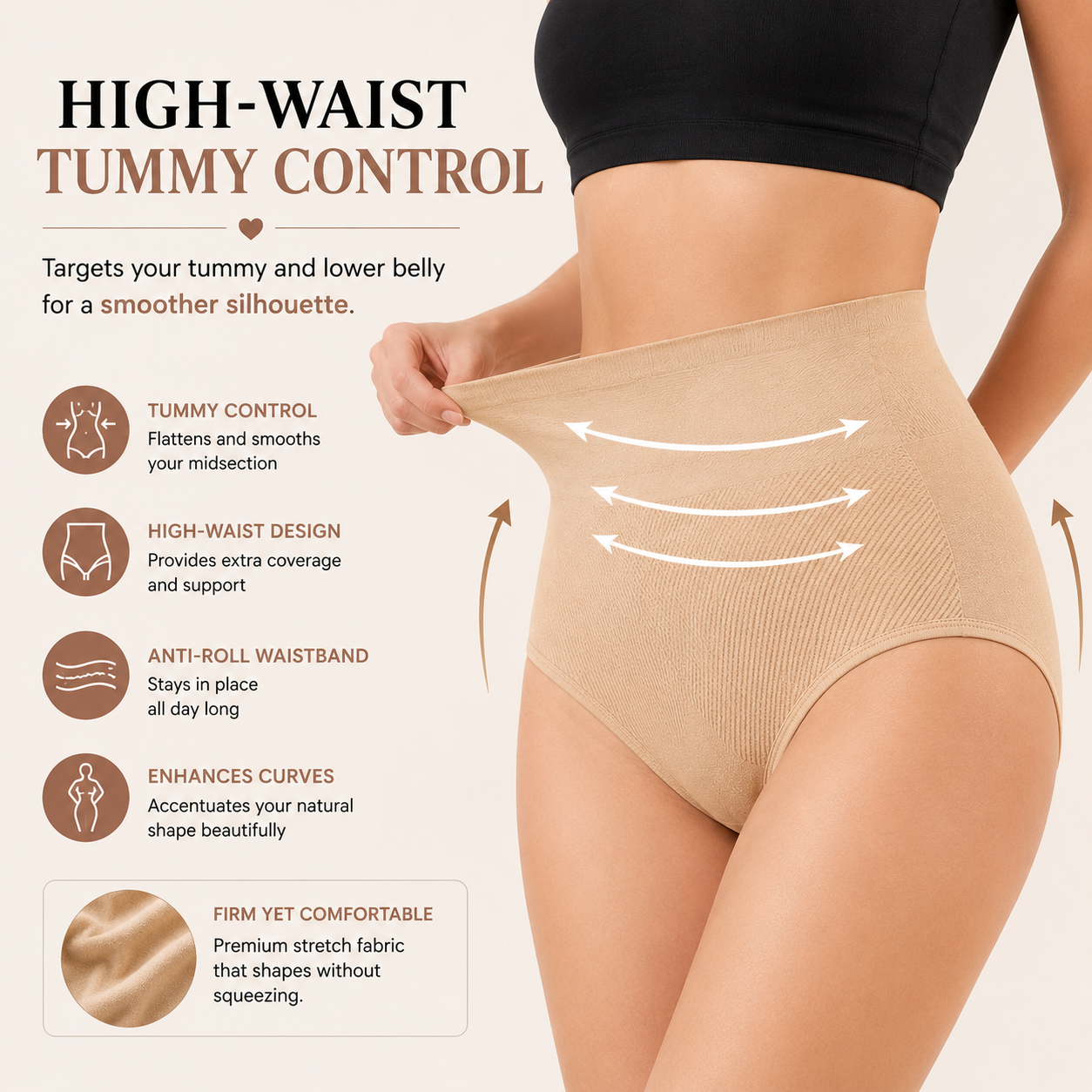 CurvyFit™ Tummy Control Shaper High Waist Underwear