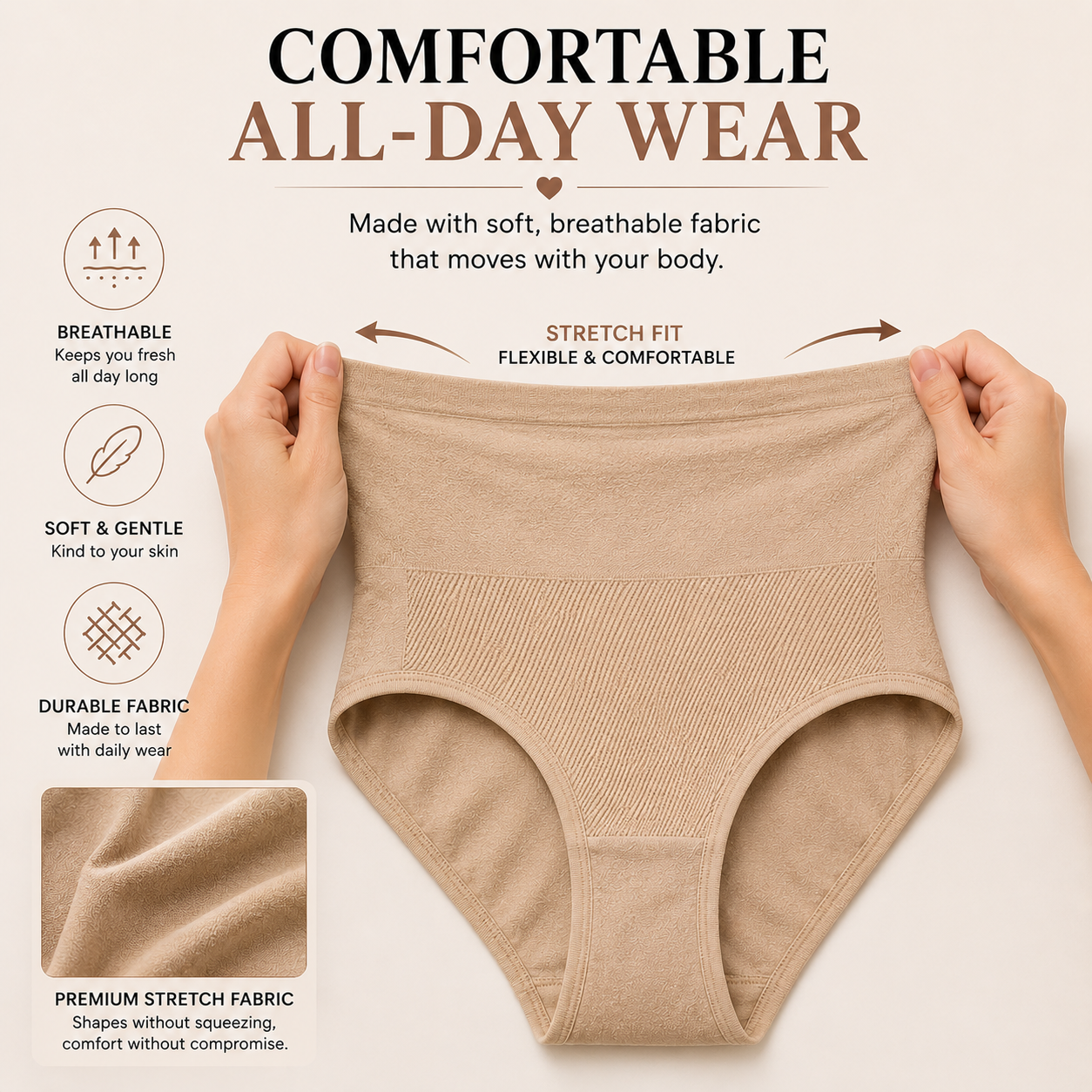 CurvyFit™ Tummy Control Shaper High Waist Underwear
